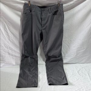 Men's Gray Straight-Leg Pants